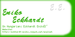 eniko eckhardt business card